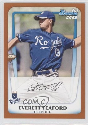 2011 Bowman Prospects Orange 224/250 Everett Teaford #BP20 0e3