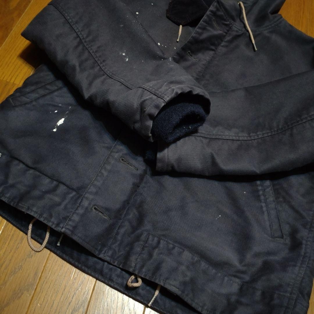 Buzz Ricksons Deck Parka Wool Lined Painted BM130… - image 5