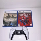 Ps5 Controller and 2 Ps5 games