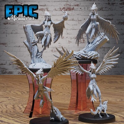 Harpyienmonster Miniatur | Fantasy Fliegende Kreatur | DnD RPG