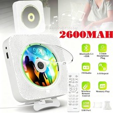 Tragbarer CD-Player mit Bluetooth,HiFi-Lautsprecher FM Radio mit Fernbedienung