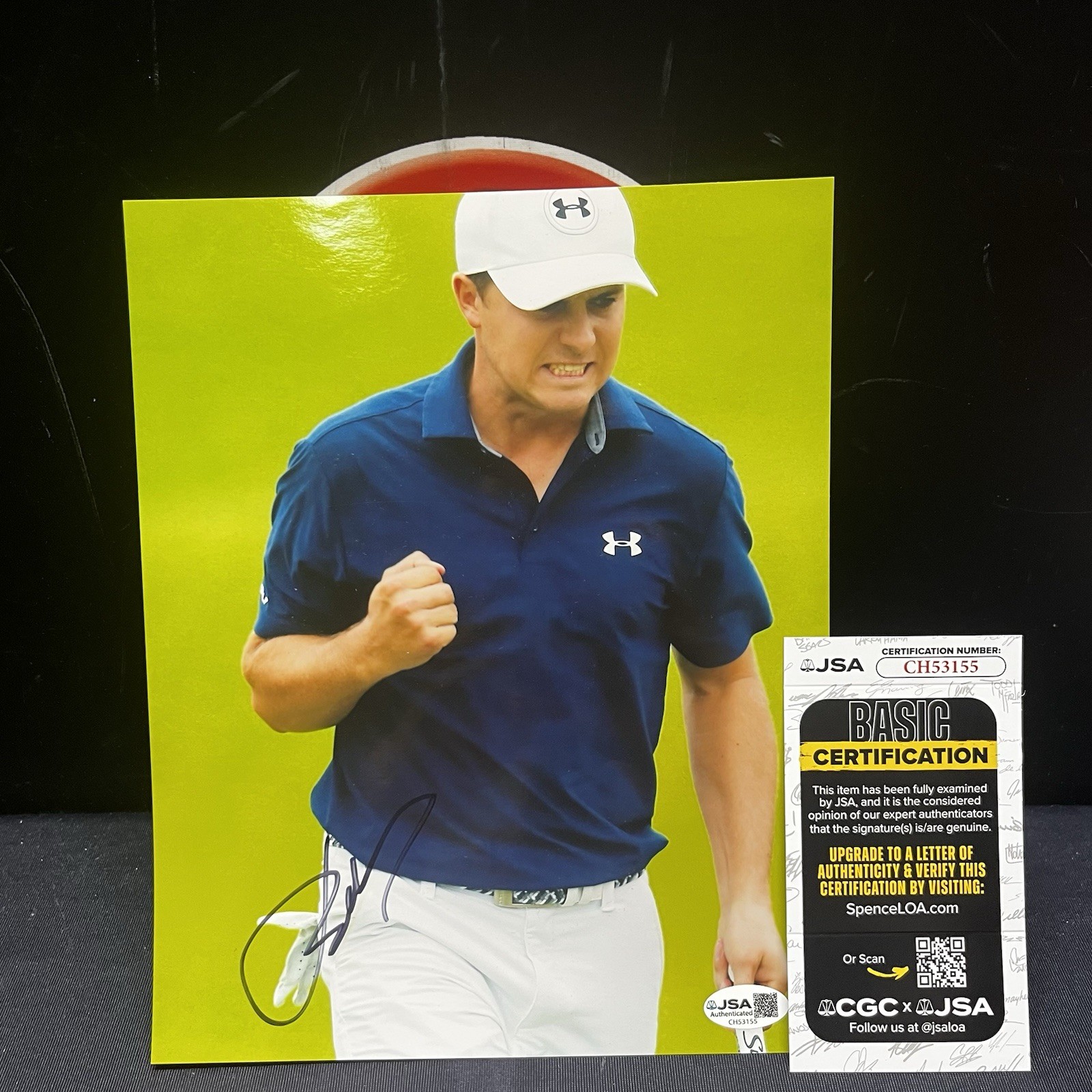 Jordan Spieth Autographed Signed 11x14 Photo Golf JSA COA AUTO 