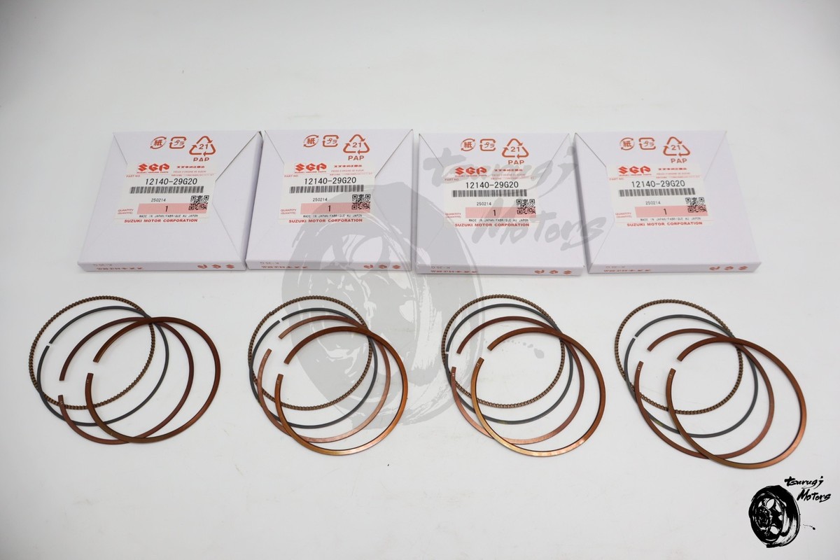 SUZUKI Genuine Piston Ring x4 set Part JDM Japan 12140-29G20