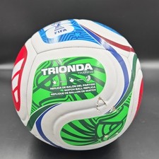 adidas Trionda Training Soccer Ball Size 5 FIFA Replica White Red Green Blue