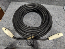 LEX 100' Cam Lock SC Series 16 2/0 AWG 600V 200A Power Lighting Jump Cable WHITE