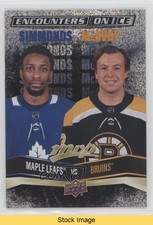 2022-23 MVP Encounters on Ice Gold Wayne Simmonds Charlie McAvoy #EI-8 READ gy2