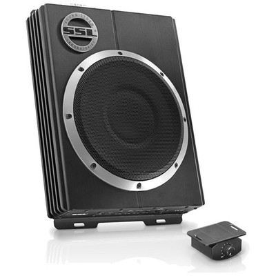 Low Profile 10'' Subwoofer with Built-in Amp - Remote Control