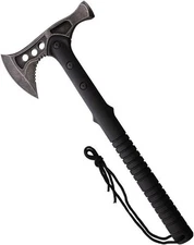 ElitEdge Tactical Axe Black Stonewash Stainless Steel Head Nylon Handle A-AXE9H