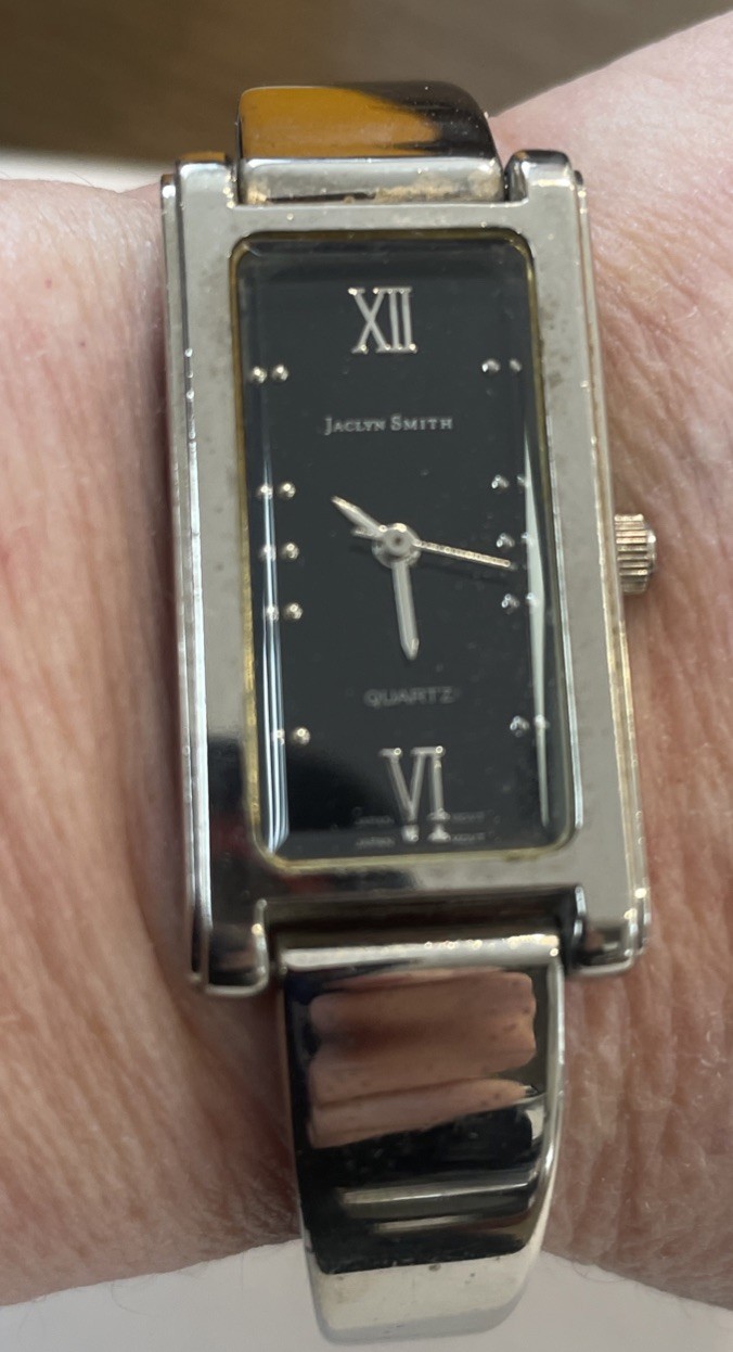 Jaclyn Smith Women’s Rectangular Quartz Watch Bla… - image 8