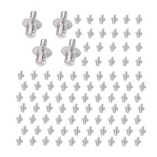 300 Pcs Hammer Drive Rivets Aluminum Core Rivets with Round Head Knock Expans...
