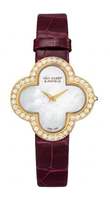 Van Cleef and Arpels Alhambra 30mm VCARF52800 18K Yellow Gold Women's Watch