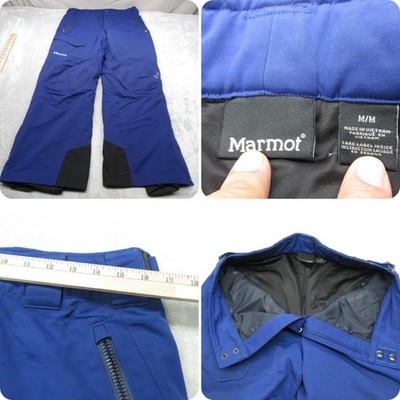 マーモット インサレート スノーパンツ W's M 水色 ブルー Marmot Marmot Snow Pants Mens Medium Blue Waterproof Knee Pads Insulated