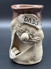 Ugly Face Mug “Dad’s” Studio Art Thrown  Pottery Fathers Day