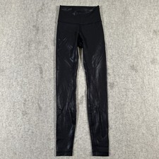 Lululemon Women 2 Wunder Train High-Rise Tight 28" Foil Radiate Foil Print Black