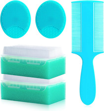 Cradle Cap Brush for Babies, 5Pcs Cradle Cap Treatment Set with Soft Bristle Bru