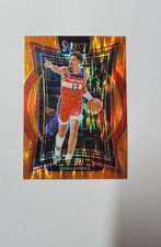 2024-25 Panini Select - Concourse Jordan Poole No. 17 Orange Flash / Shock Prizm
