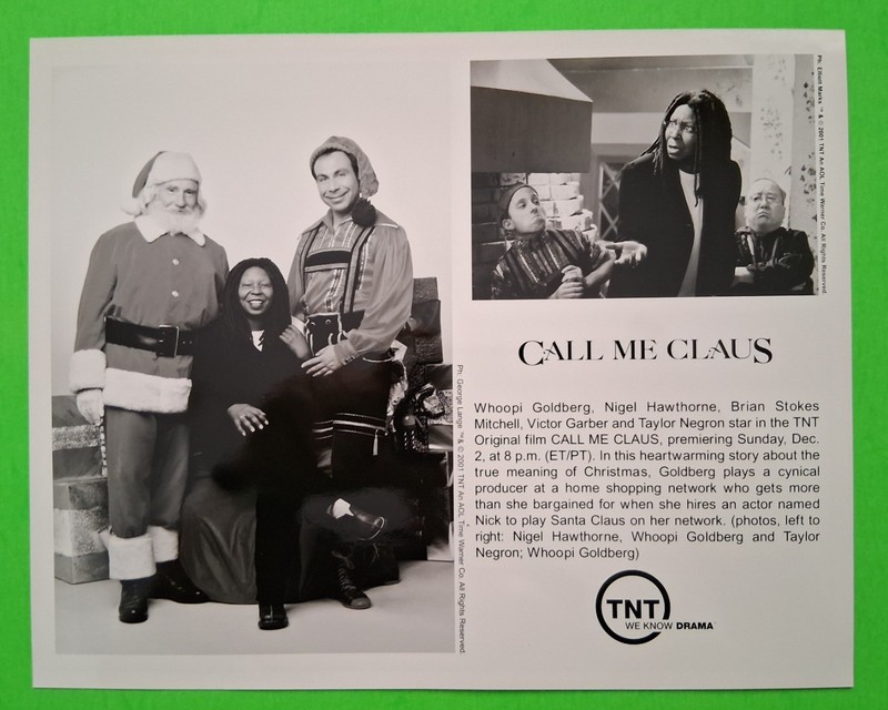 Original 2001 "Call Me Claus" Press Kit - Whoopi Goldberg Holiday Movie Archive
