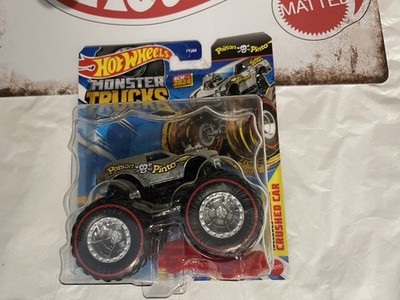 HOT WHEELS MONSTER TRUCKS 2024 POISON PINTO TREASURE HUNT INKLUSIVE CRUSHED CAR
