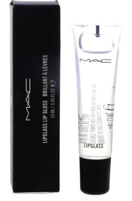 MAC CLEAR LIPGLASS LIP GLOSS BRILLANT A LEVRES .5 OZ / 15 ML FULL SIZE NIB