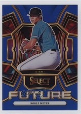 2024 Panini Select Select Future Blue Prizm 5/49 Noble Meyer #24 ux1