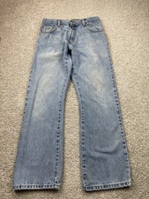 Vintage Levis 517 Jeans Men 30x30 Fits 29x29 Blue Denim Boot Cut Western 2005