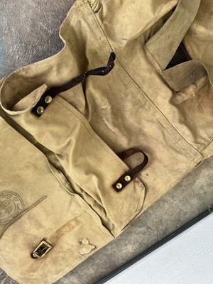 Vintage Boy Scouts National Council NYC Canvas Back Pack Closed 20 X16 X36