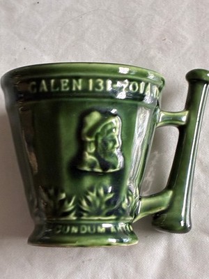 Vintage Green Schering Pharmacy Galen 131-20 Coricidin Rx Mug (McCoy?)