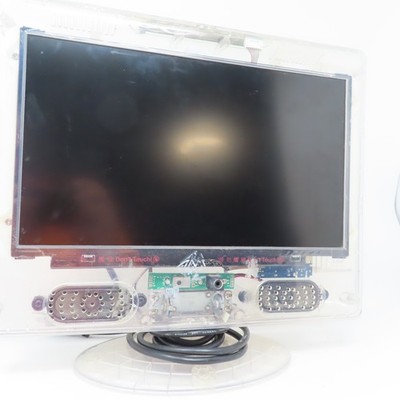AMPD 13  Clear Jail Prison TV 1080p Transparent Gaming TV HDMI SLTV-1320AP-3T