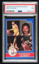 1984 Star Awards Banquet Magic Johnson Rickey Green Mark Eaton PSA 7 HOF 04xn