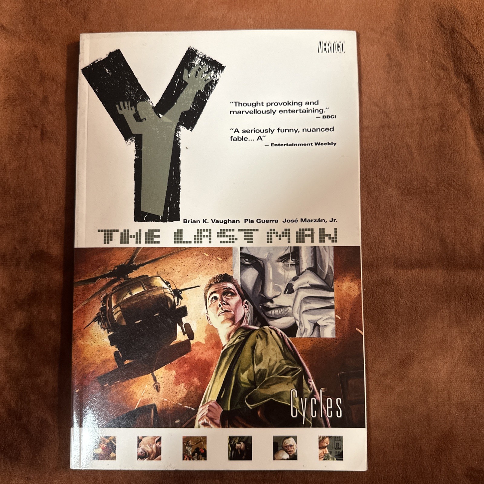 DC Vertigo Y THE LAST MAN Trade Paperback #2 CYCLES Brian K. Vaughan P. Guerra