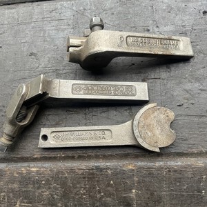 Group Of Three Vintage Lathe Tool Holders Knurling Boring Bar Holders Etc