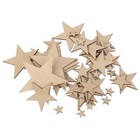 Natural Shapes Unfinished Wood Ornaments Wooden Discs Set of