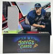 Craig Kimbrel 2019 Topps Chrome Debut Gear Relics Jersey #DG-CK Atlanta Braves