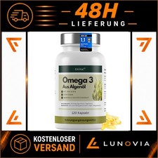 EXVital Omega 3 Algenöl vegan 120 Softgel Kapseln 2000mg DHA EPA