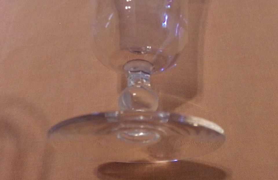 4 Fostoria Richmond Iced Tea Glasses Goblets Wide Gold Rim 6 1/2 Inches EUC! - Image 3 of 4