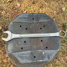 Vintage Drop Forged Steel Combination Wrench 1” Taiwan Open & Box End 12 In Long