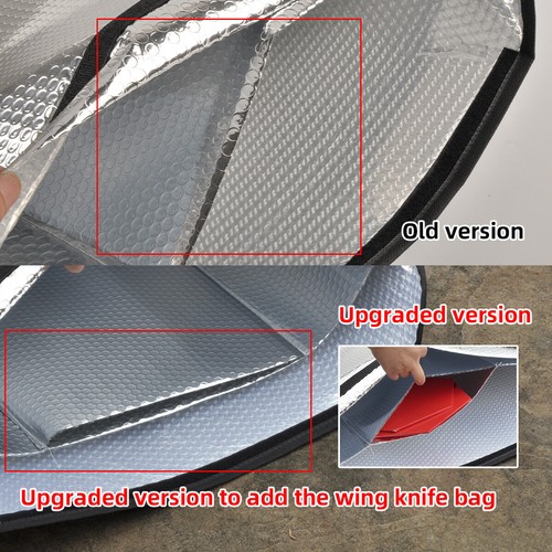 1pc Protection Wing Bag Cheap For RC 50cc Gas 3D Airplane, Waterproof 2 Layer - Picture 13 of 15