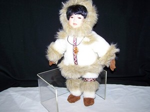 Show Stoppers Collectible Porcelain Doll "Miklak" 12" #E837 NIB