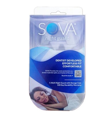 SOVA 3D Teeth Grinding Dental Mouth Guard with Case - Mold at Home