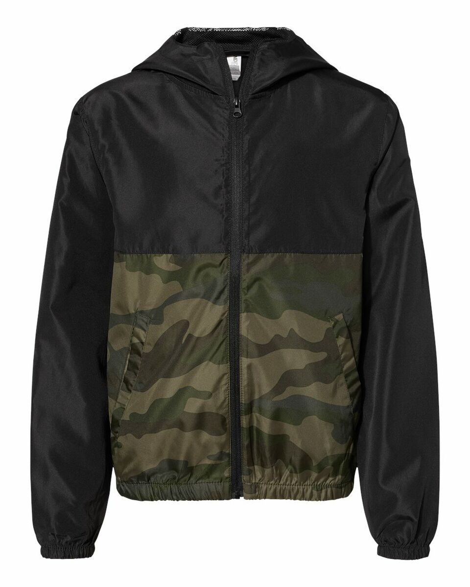 Independent Trading Co. Youth Lightweight Windbreaker Full Independent Trading Co. Youth Lightweight Windbreaker Full