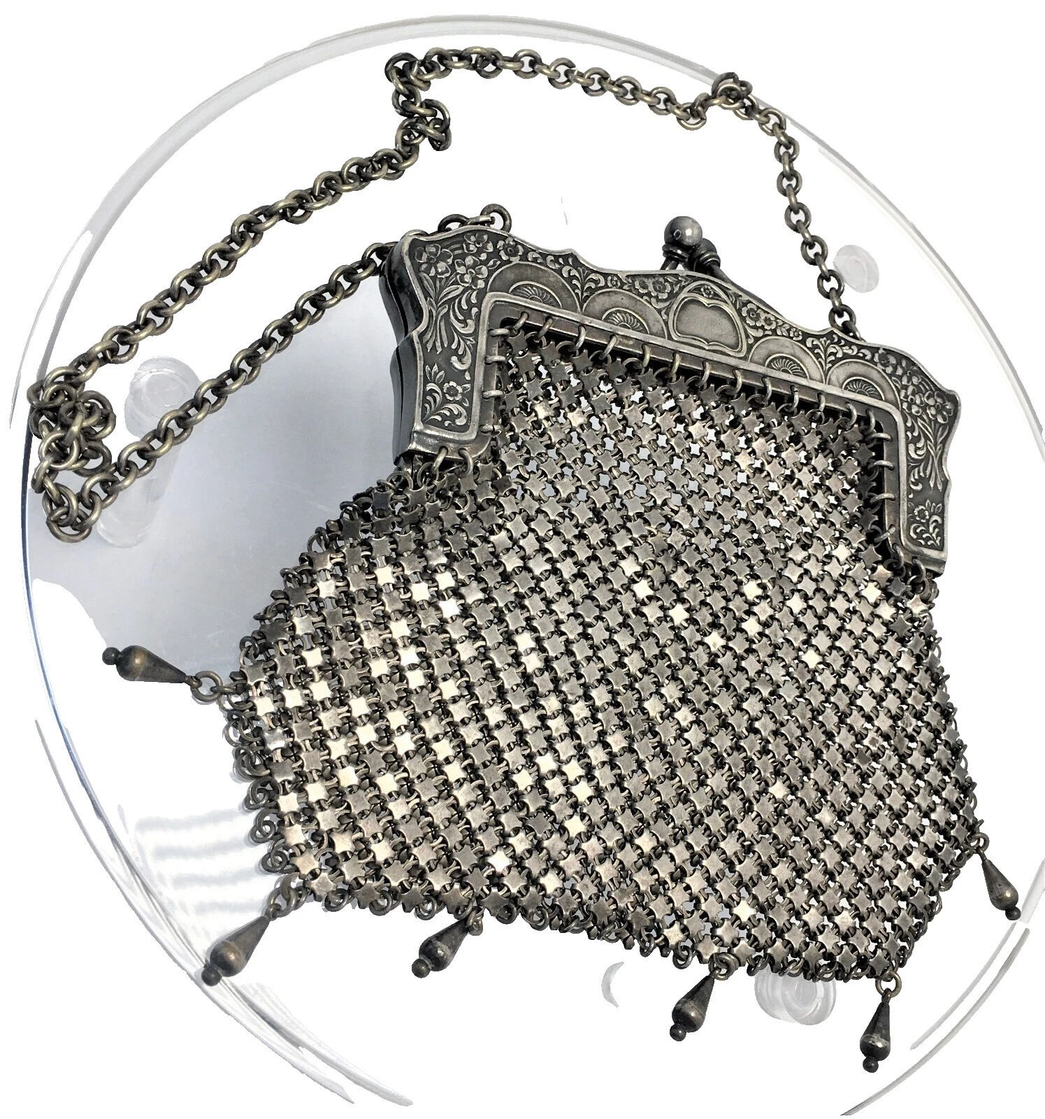 Bolsas, bolsas e estojos vintage de metal para ocasiões especiais
