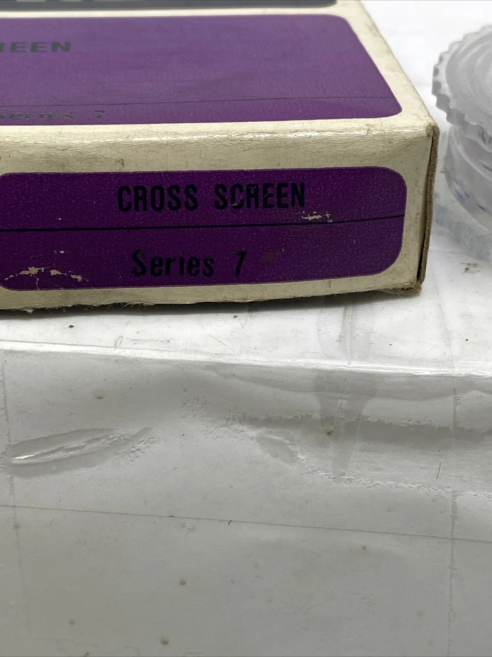 Vivitar Series VII (7) NEW Cross Screen Screw-In Filter Case/Box Japan - Image 2 of 4
