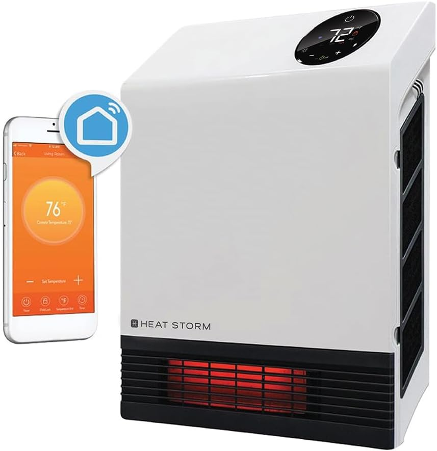 HS-1000-WX-WIFI Infrared Wi-Fi Heater, 1000 Watt