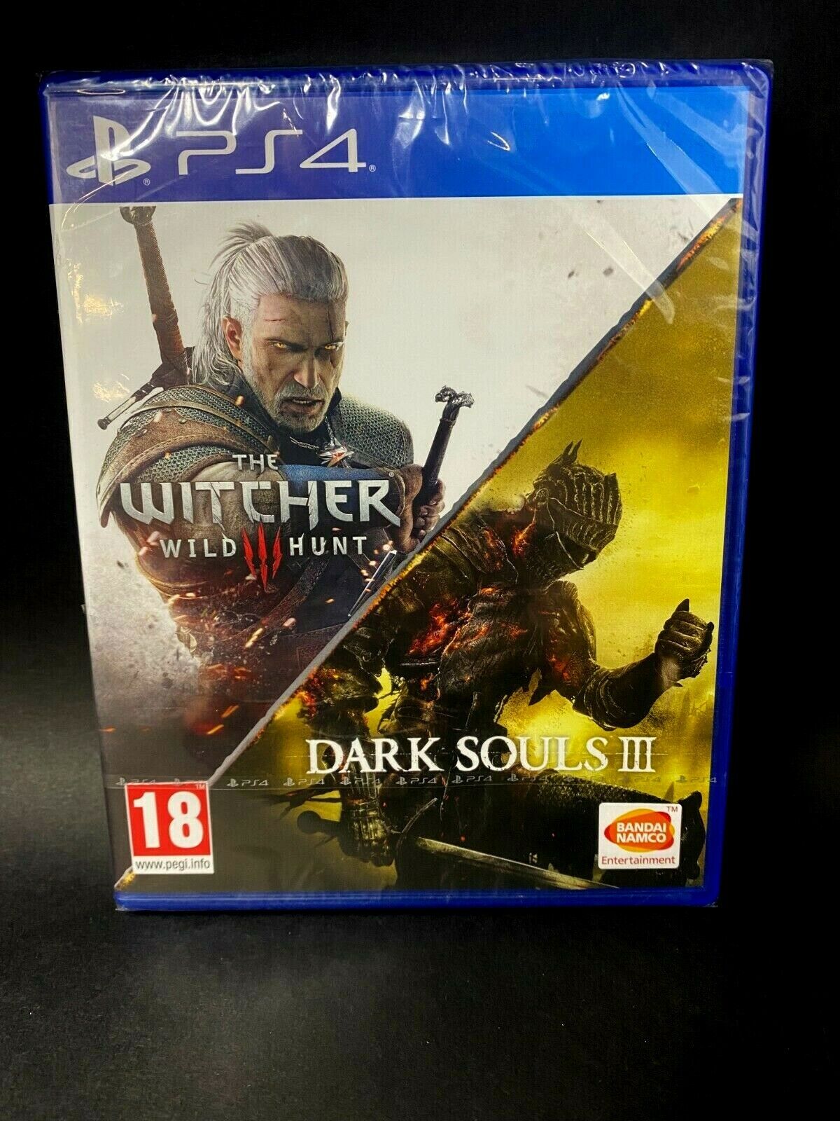 Porta jogos para PS3/PS4/Xbox One - The Witcher 3 (Preta)