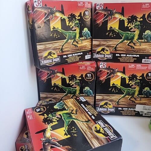 6 TOYS - Jurassic Park Dr. Ian Malcolm Glider Escape Pack & Dr. Ian Malcolm New - Picture 3 of 5