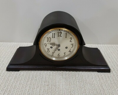1927 Vintage Seth Thomas Key Winding Mantle Clock & Keys, Excellent To Mint Cond