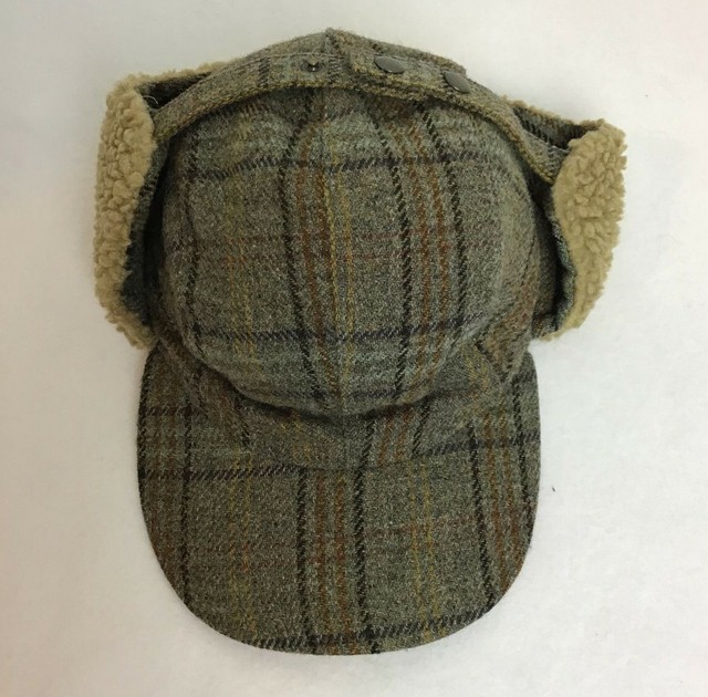 American Eagle Unisex Sled Trapper Hat One Size Wool Winter Hat Alpaca Fabric eBay