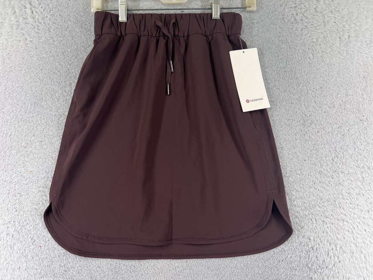 Lululemon Skirt Womens 4 Brown On The Fly Skirt 21