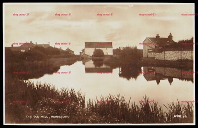 Mundesley, The Mill Old Mill, Norfolk, RP Postkarte.