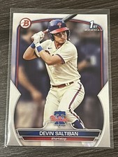 2023 Bowman Draft Devin Saltiban 1st Bowman Paper Philadelphia Phillies